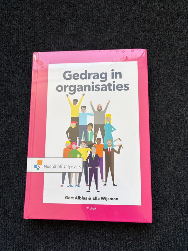 Gedrag in organisaties - 7e druk - Zo goed als nieuw, Boeken, Ophalen of Verzenden, Gamma, Zo goed als nieuw, HBO