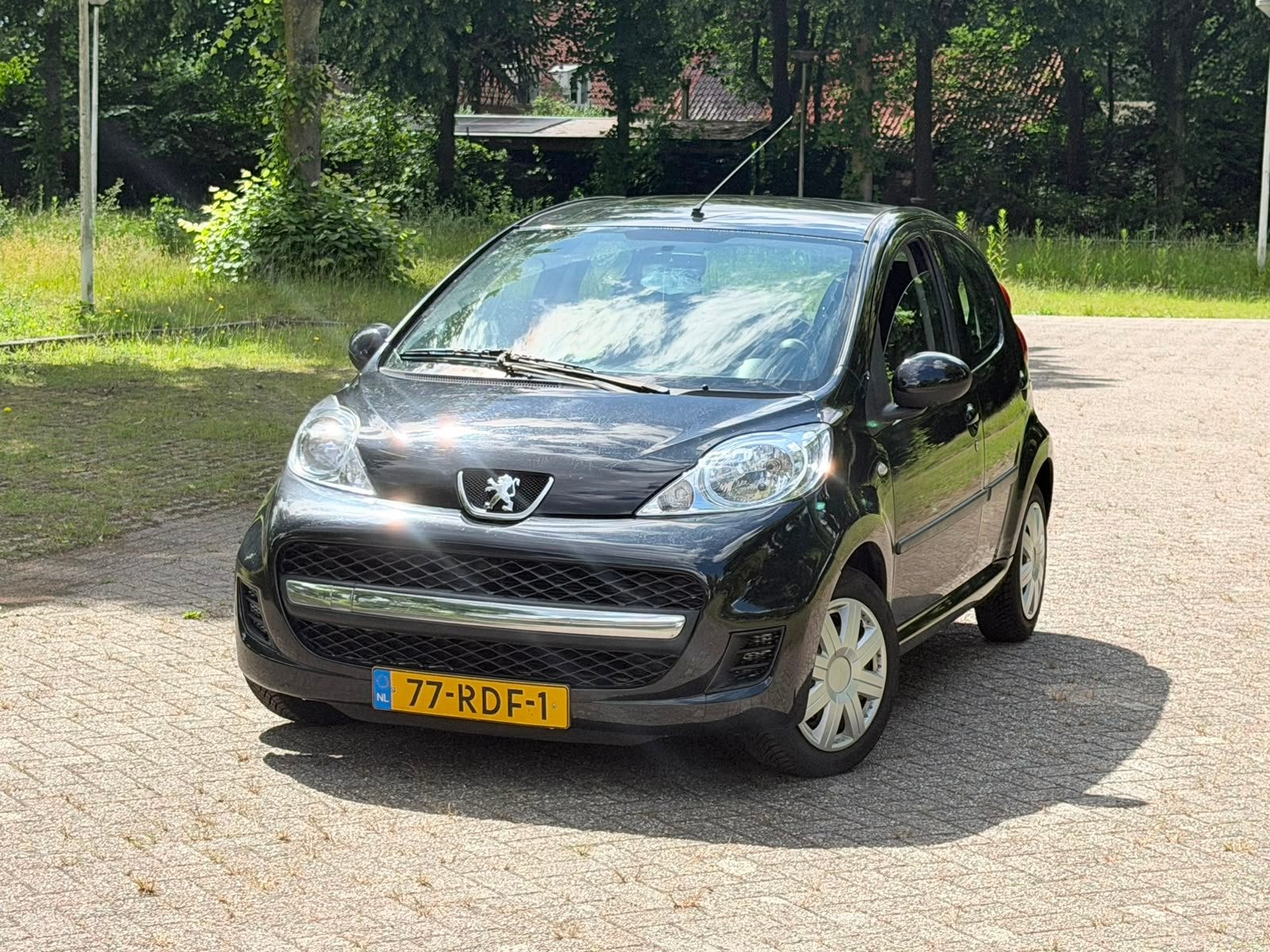 Peugeot 107 1.0 12V 5DR 2011 | NAP | Airco, Auto's, Voorwielaandrijving, Euro 5, Stof, Zwart