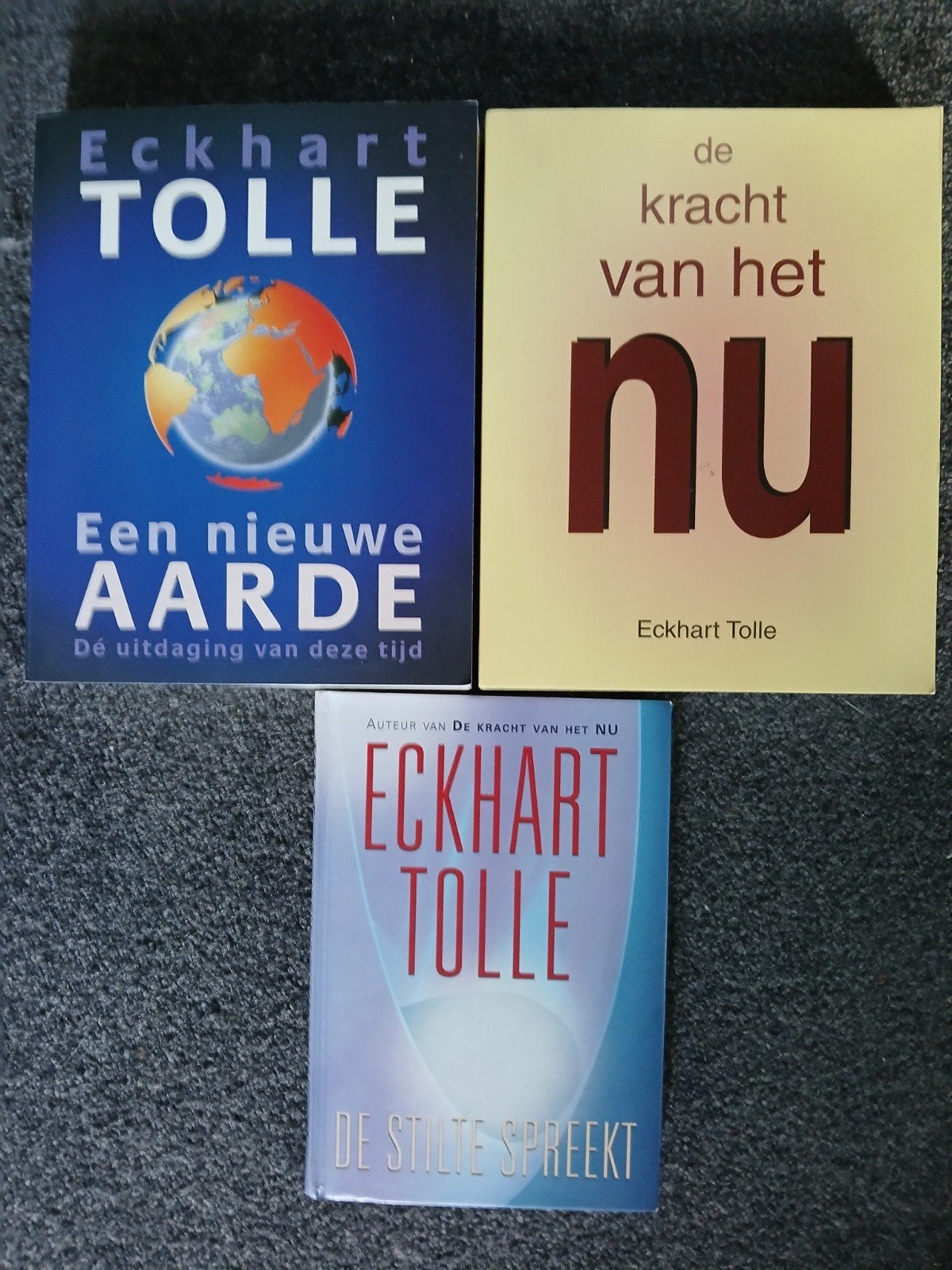 3 boeken  Eckhart Tolle, Ophalen of Verzenden, Gelezen, Spiritualiteit algemeen, Achtergrond en Informatie