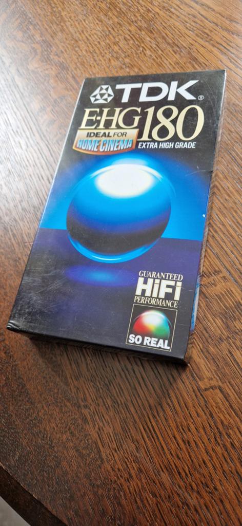 TDK EHG180 Videoband  VHS Cassette, Ophalen of Verzenden, Gebruikt, Videoband
