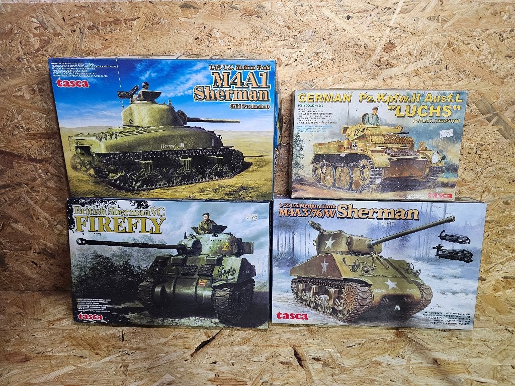 4x Tasca modelbouwtank (K024), Overige merken, Gebruikt, Verzenden, Groter dan 1:32