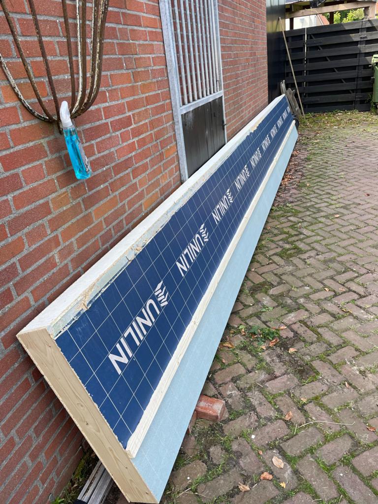 Unilin Usystem Roof SW Light plus CB dakplaat, 6.4m lang, 12 cm of meer, Nieuw, 5 tot 10 m², Hardschuim (Pir)