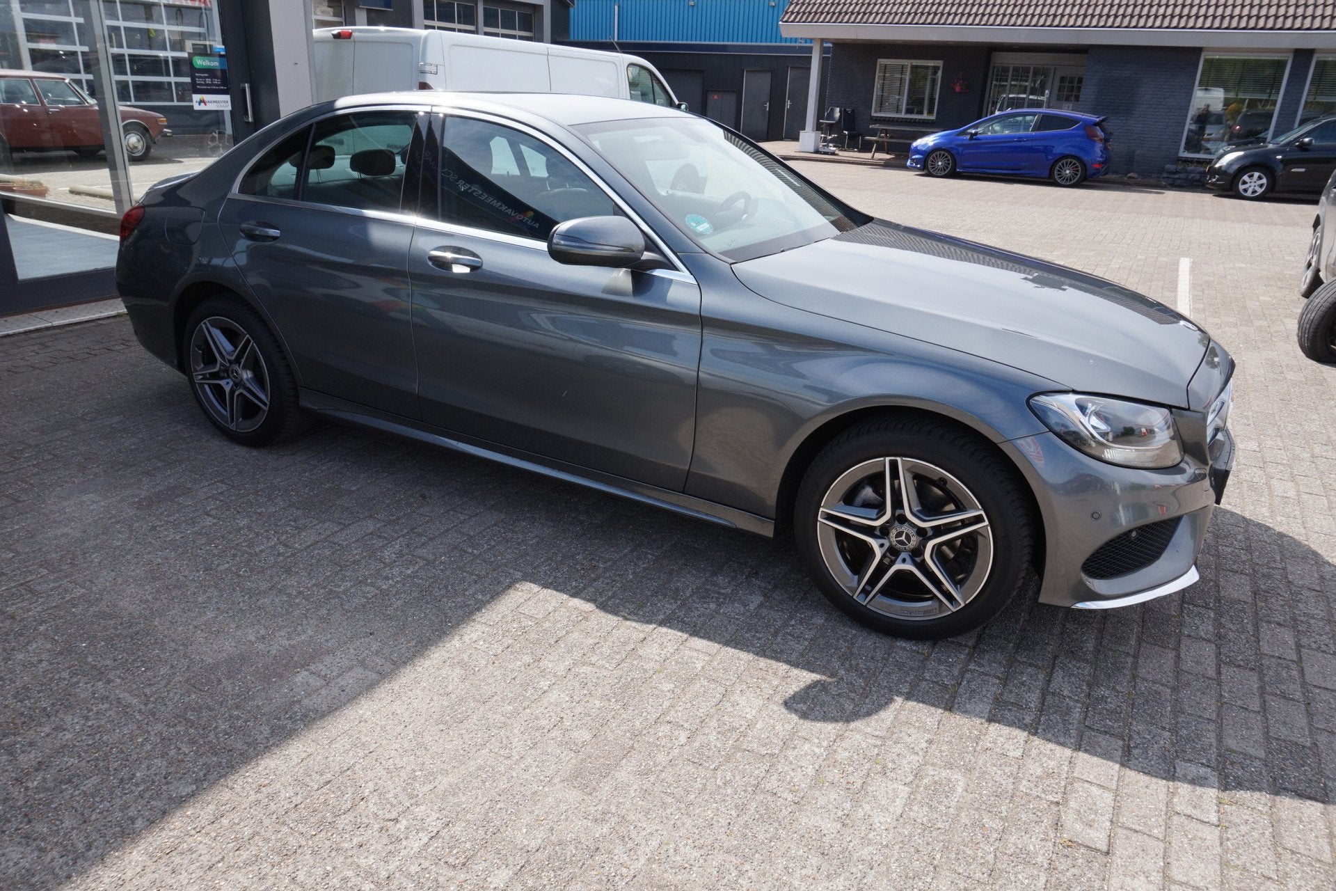 Mercedes-Benz C-Klasse 180 Premium Plus Automaat ,111dkm Inc, Auto's, 12 maanden, Leder en Stof, 1595 cc, Bedrijf