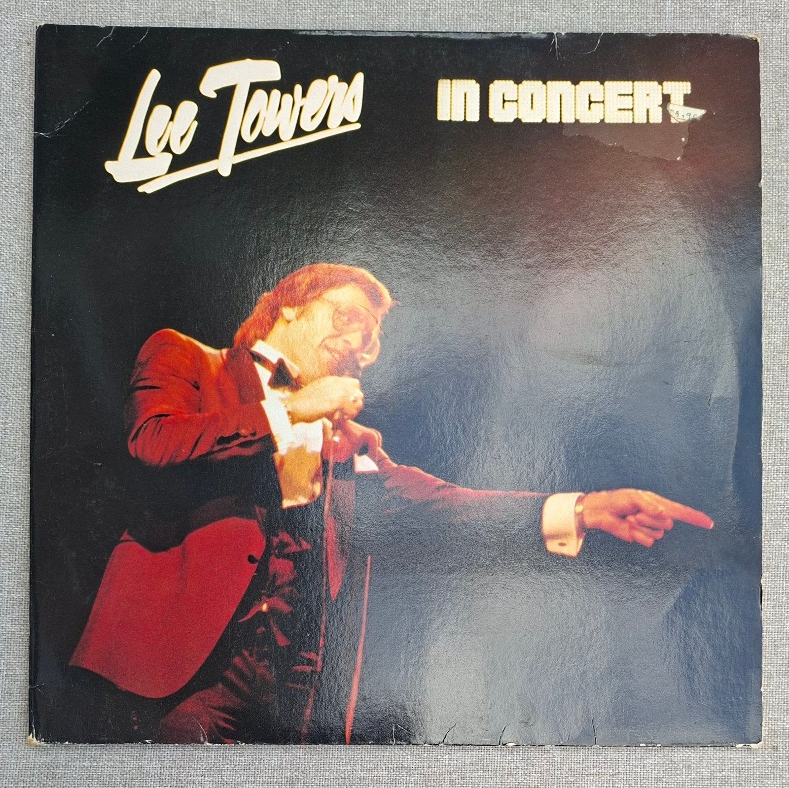 Lee Towers - In Concert LP (Gebruikt), LP, Gebruikt, Pop, Ophalen of Verzenden