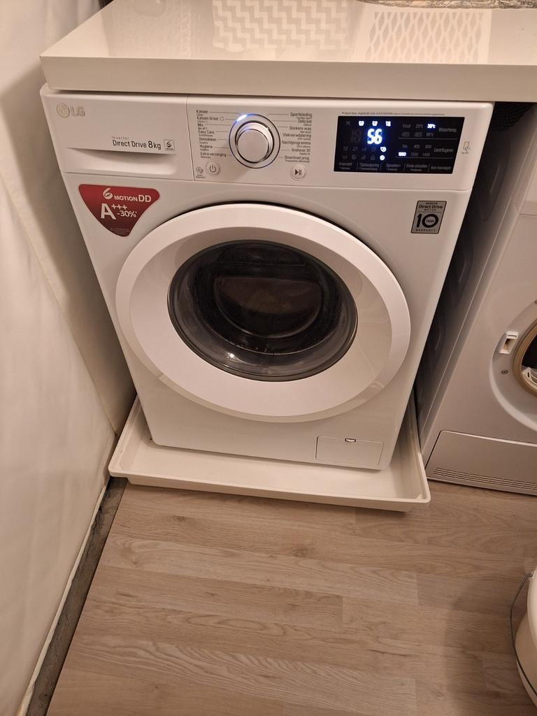 LG Direct Drive 8kg Wasmachine - Energiezuinig en Stil, Witgoed en Apparatuur, Wasmachines, Ophalen, 1200 tot 1600 toeren, 8 tot 10 kg