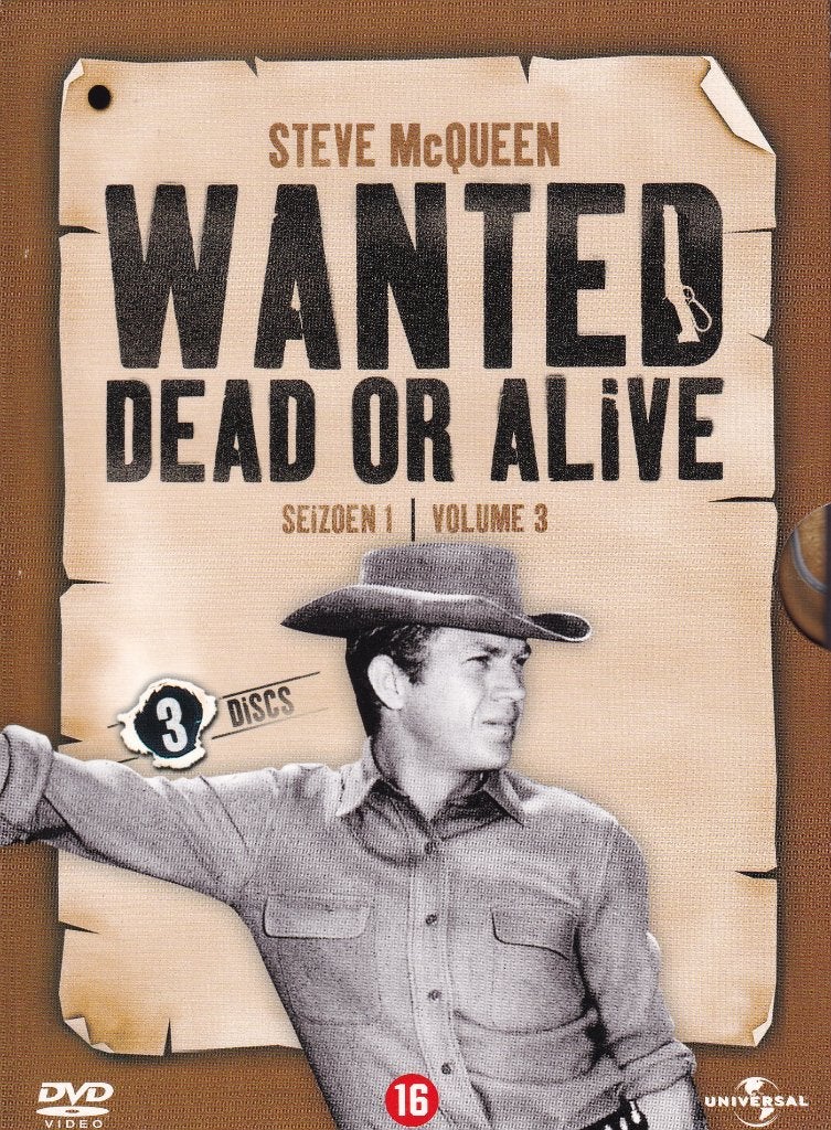 Te koop 3dvdbox wanted dead or alive (steve mcqueen) Nieuw, Engels, Alle leeftijden, Nederlands, Actie