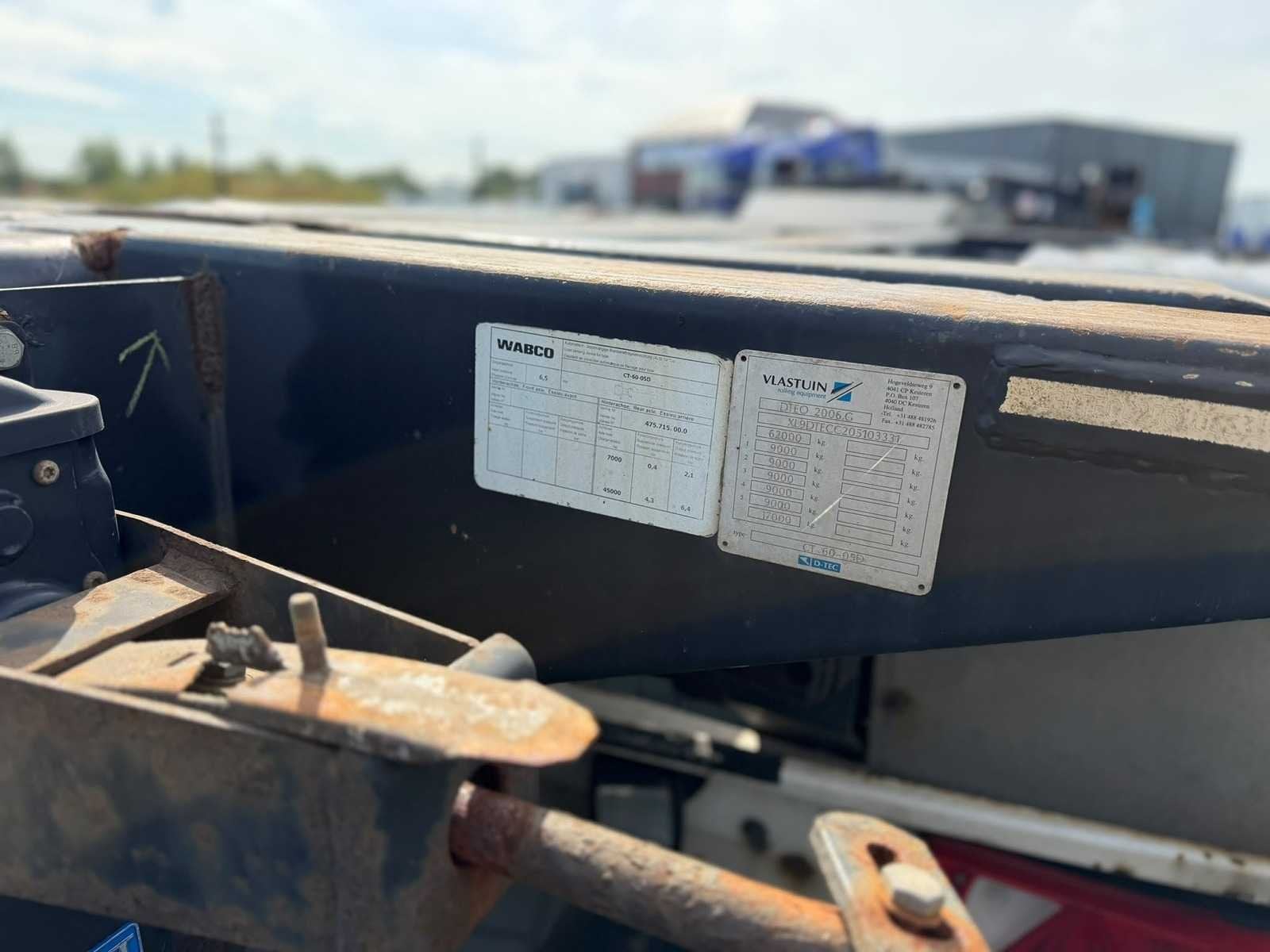 D-TEC - CT-60-05D - Container - Combitrailer - 2005 - OH-64-, Overige brandstoffen, Origineel Nederlands, Bedrijf, Aanhangers en Opleggers