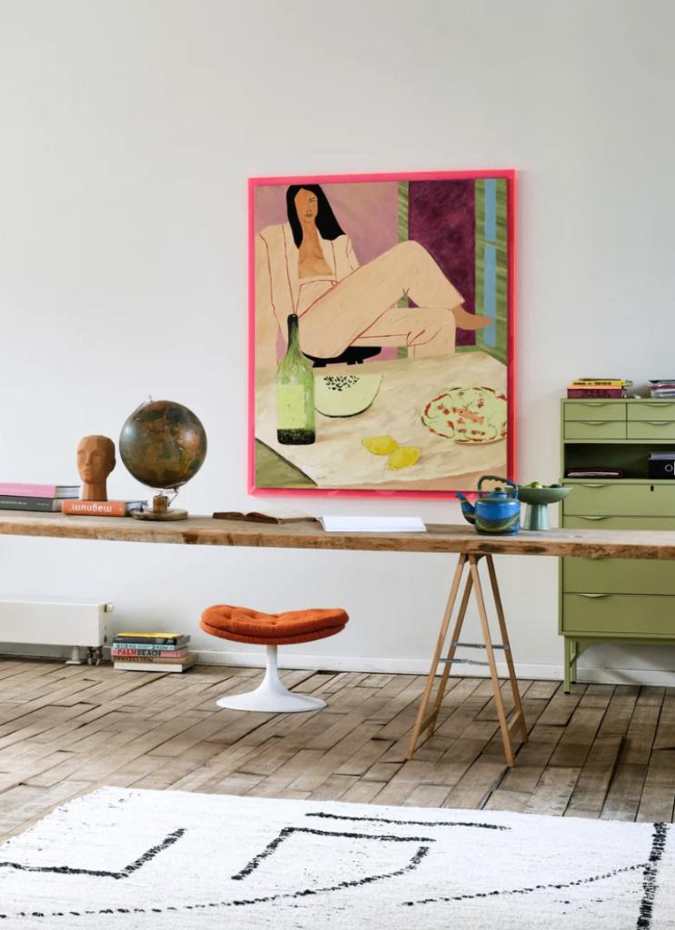 HKliving Get Your Groove On Schilderij | Van €695, nu, Hkliving, Nieuw, Ophalen of Verzenden, Hkliving