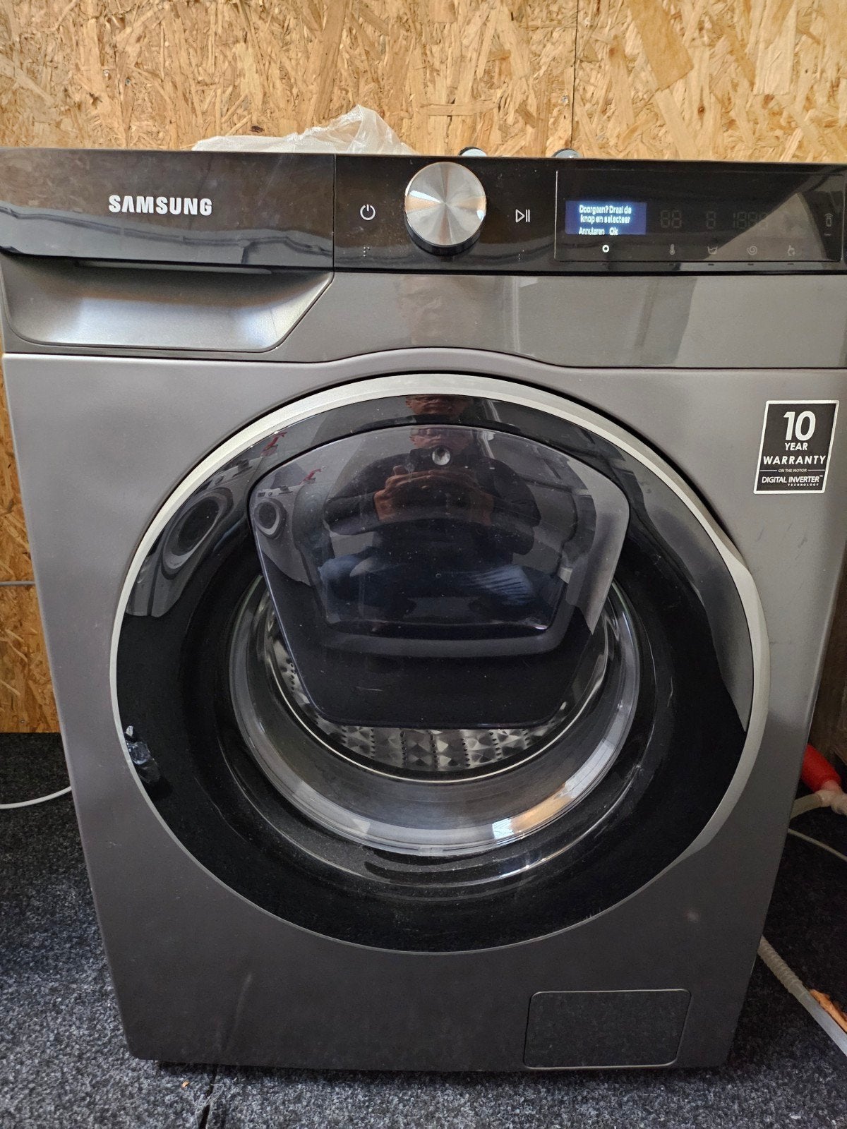 Samsung wasmachine 8.0 kg trommel energiezuinig a++! Igst, Witgoed en Apparatuur, Wasmachines, Ophalen, 1200 tot 1600 toeren, Gebruikt