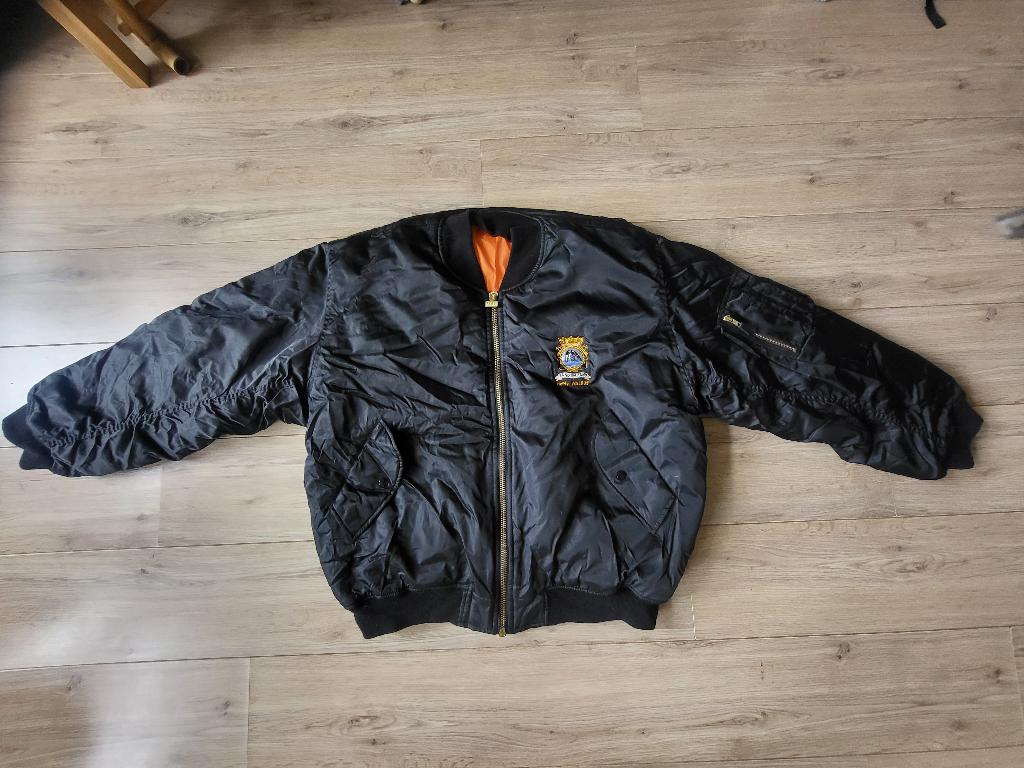 Onderzeeboot bomberjacket., Maat 52/54 (L), Onbekend, Zwart, Ophalen of Verzenden