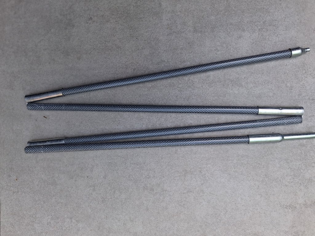 Glasfiber stok 180 cm x 12 mm, Ophalen, Gebruikt