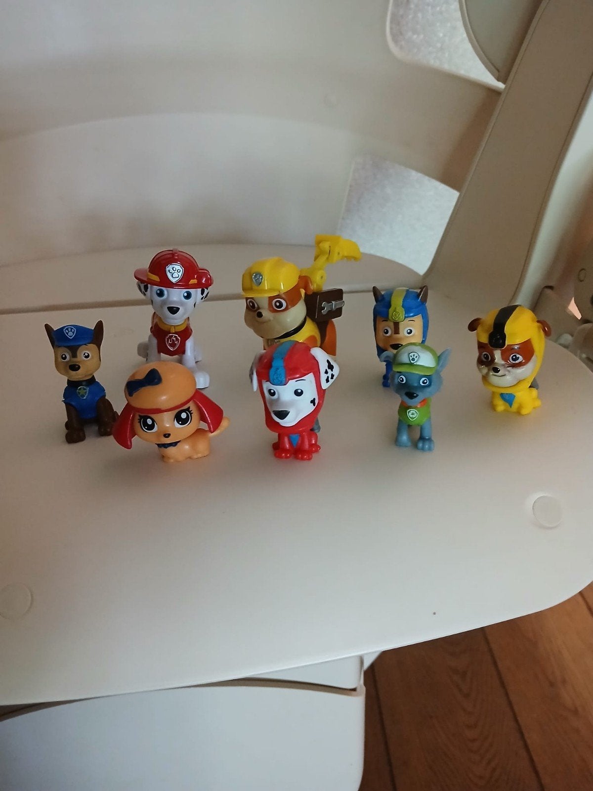 Paw Patrol poppetjes 8 stuks., Verzamelen, Ophalen of Verzenden, Zo goed als nieuw