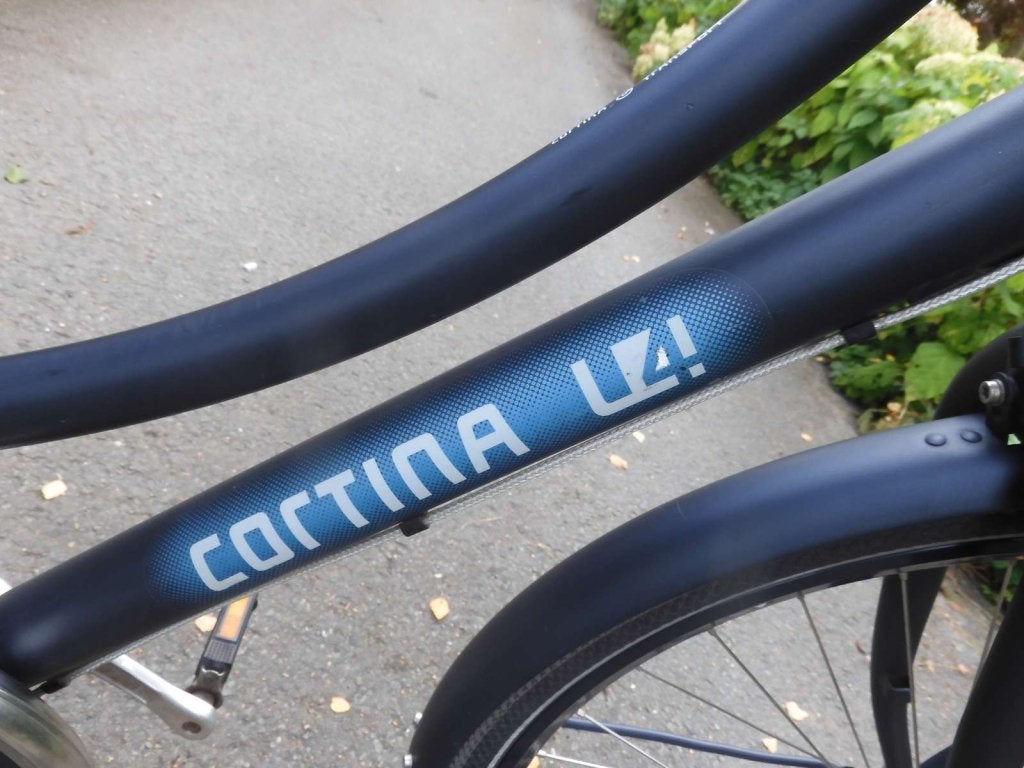 Mooie 28" Cortina U4 met 3 versnellingen en laag frame 50 cm, Terugtraprem, Versnellingen, Niet ingevuld, Zo goed als nieuw