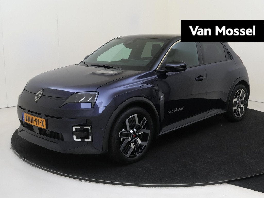 Renault 5 comfort range techno 52 kWh | Harman kardon audio, Auto's, Renault, Stof, Blauw, 500 kg, Te koop