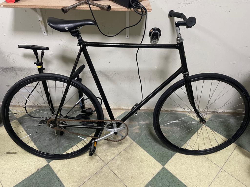 Single speed fiets. Nieuwe band achter, Ophalen, Overige merken
