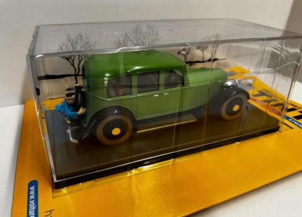 Kuifje auto 1:24 limousine van mitsurato blauwe lotus no22, Verzamelen, Ophalen of Verzenden, Kuifje, Nieuw