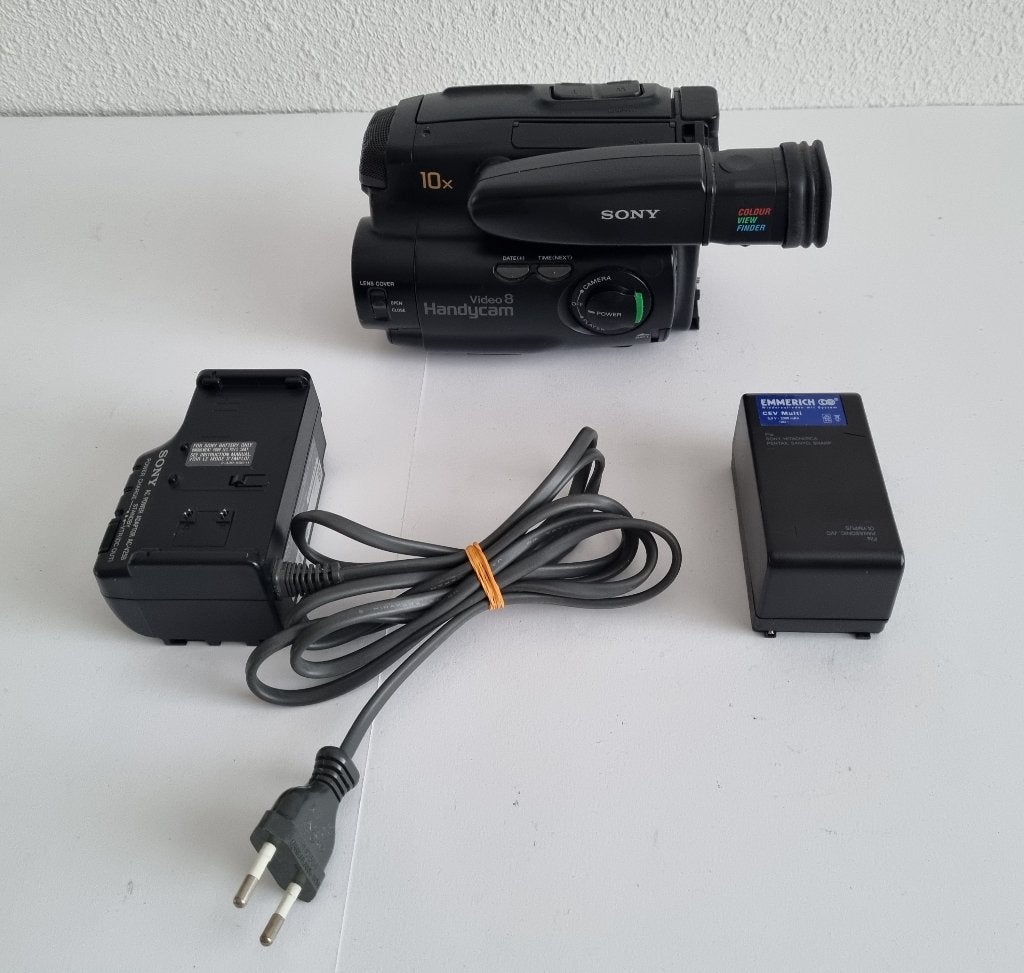 Sony CCD-TR450E Video8 8MM Handycam Video Camera Camcorder, Ophalen of Verzenden, 8mm, Camera