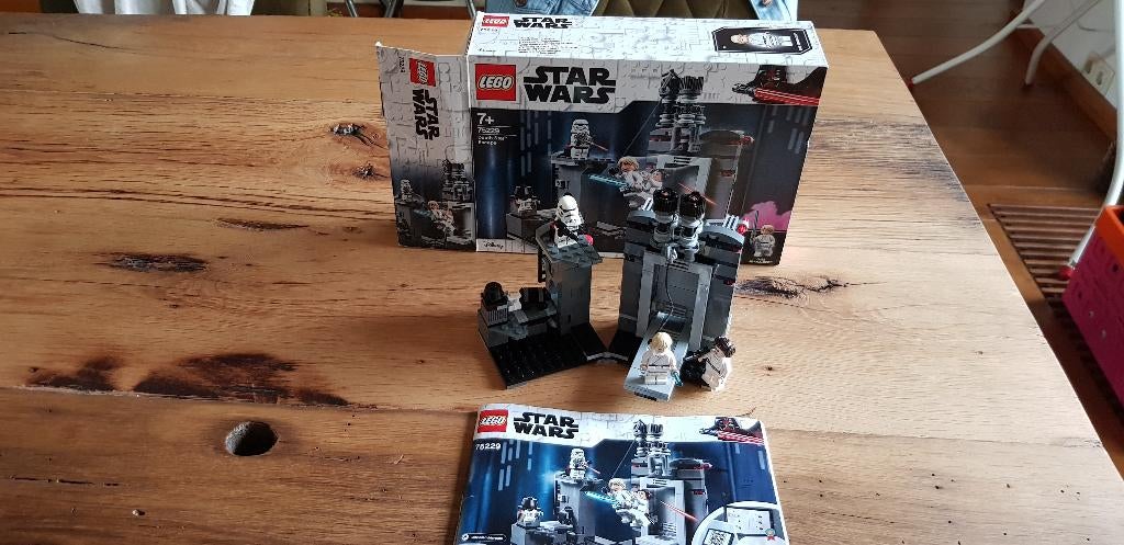 Lego 75229 - Star Wars Death Star Escape, Ophalen of Verzenden, Zo goed als nieuw, Complete set, Lego