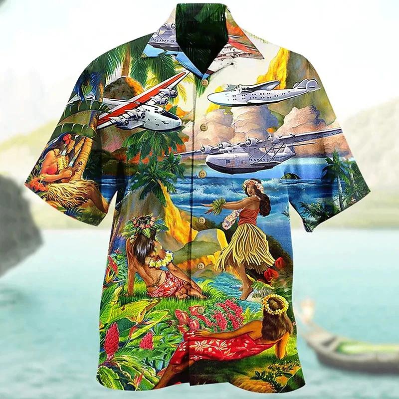 Hawaii overhemd 2 (heren mannen feest shirt tropisch zomer), Verzenden, Nieuw, Blauw, Overige halswijdtes