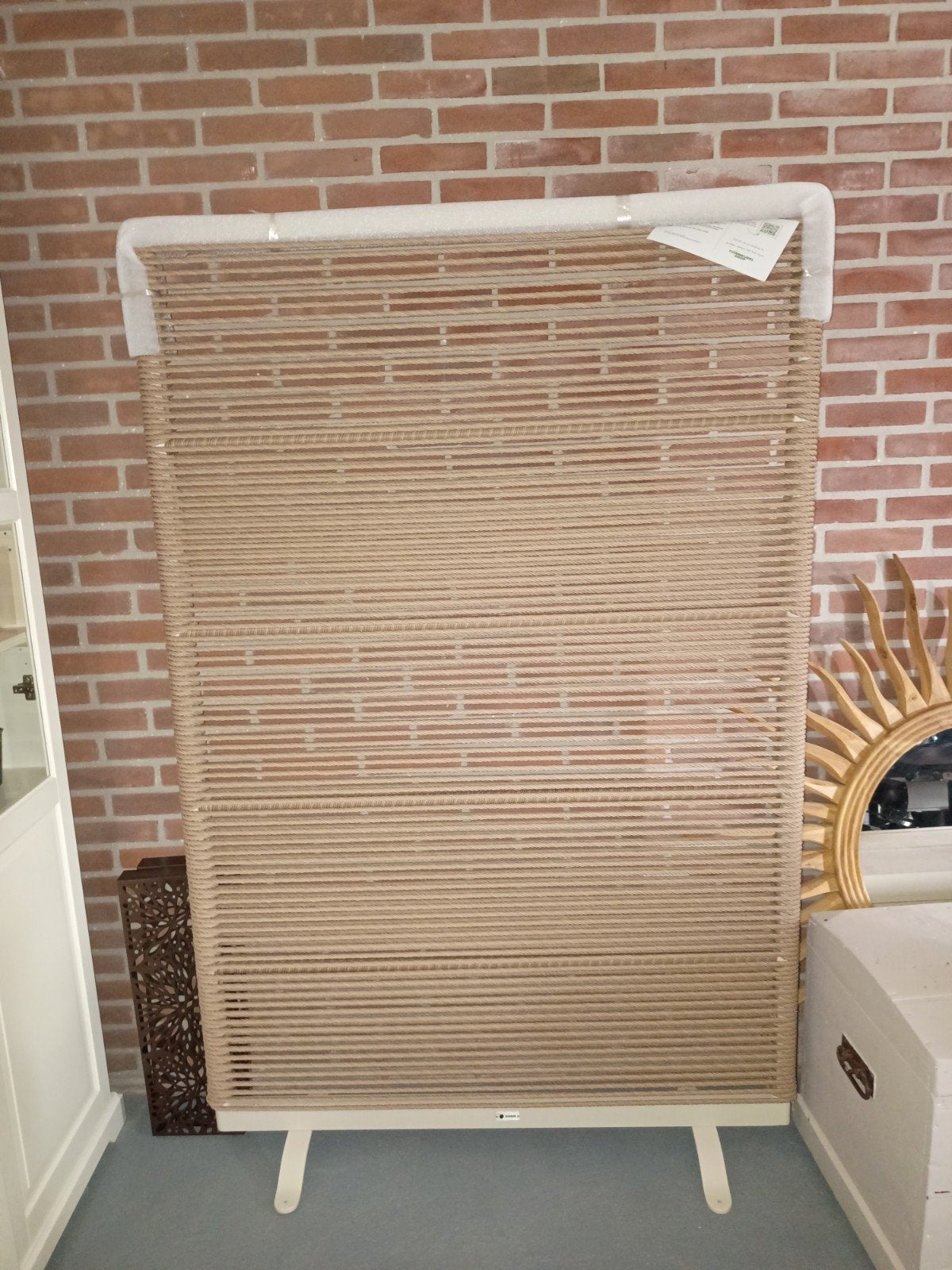 Nieuw Privacy Scherm / Room Divider van Natuurlijk Materiaal, Ophalen, Beige, Boho, Nieuw