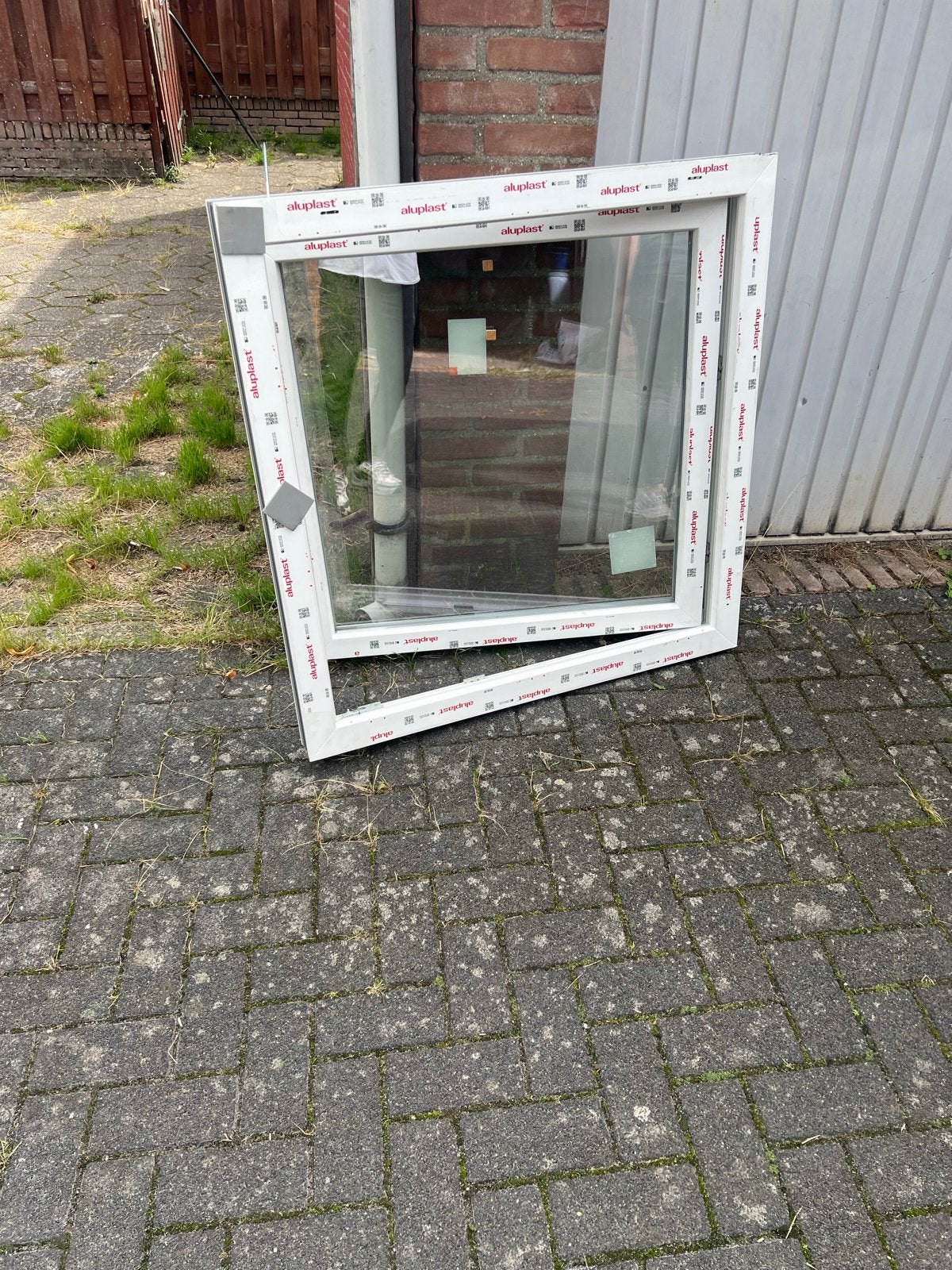 Nieuw draai kiep raam 1x1 meter - verkeerd ingemeten, Ophalen of Verzenden, Nieuw, Gevelraam of Ruit, 80 tot 120 cm