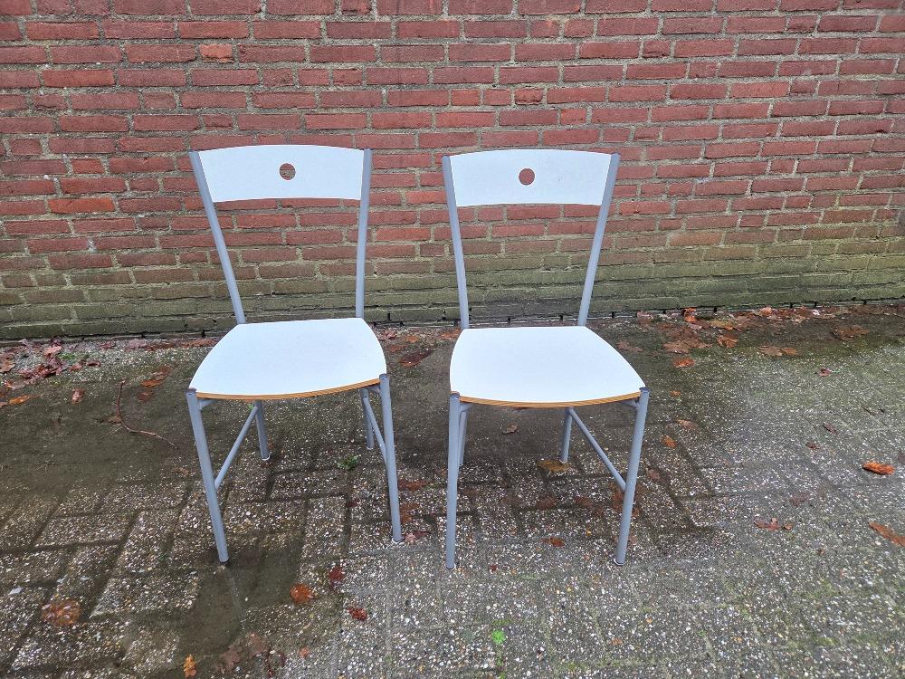 buizenstoelen vintage jaren 80 2 stuks, Ophalen of Verzenden