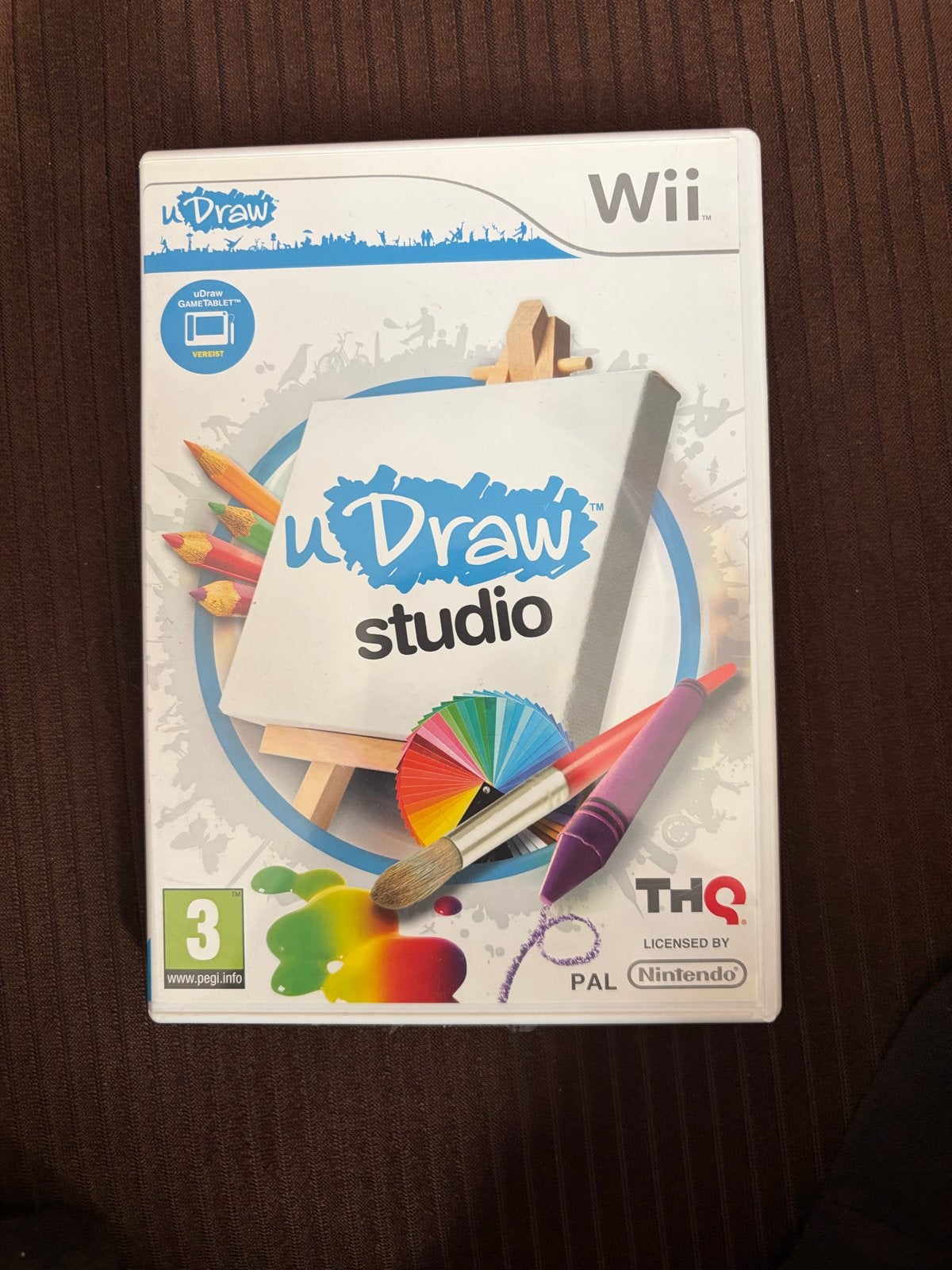 Wii uDraw Studio - Teken en Sla je Tekeningen Op (Tablet Ver, Spelcomputers en Games, Games | Nintendo Wii, Gebruikt, Puzzel en Educatief