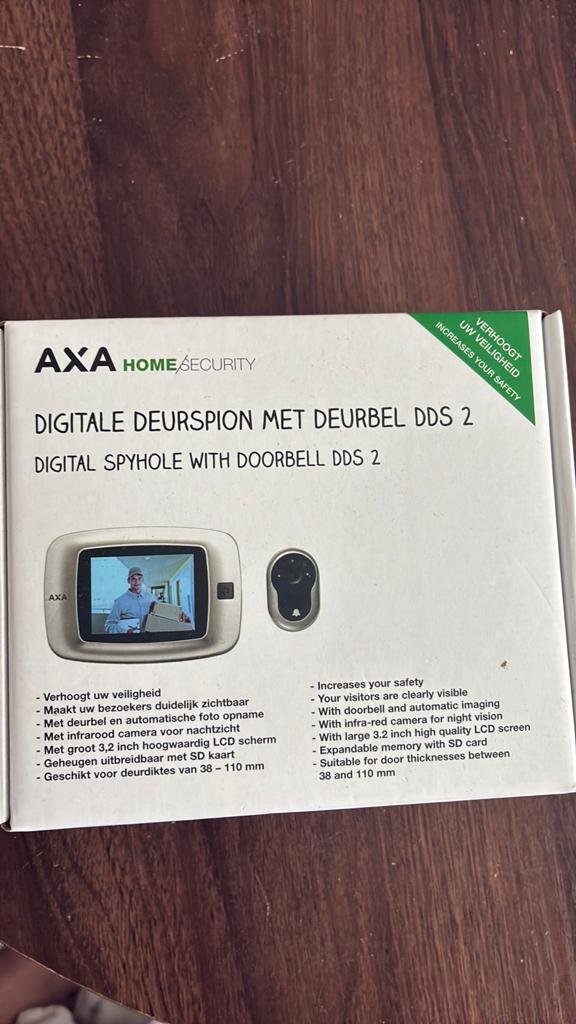 Digitale deurspion met deurbel, Huis en Inrichting, Deurbellen, Ophalen, Nieuw