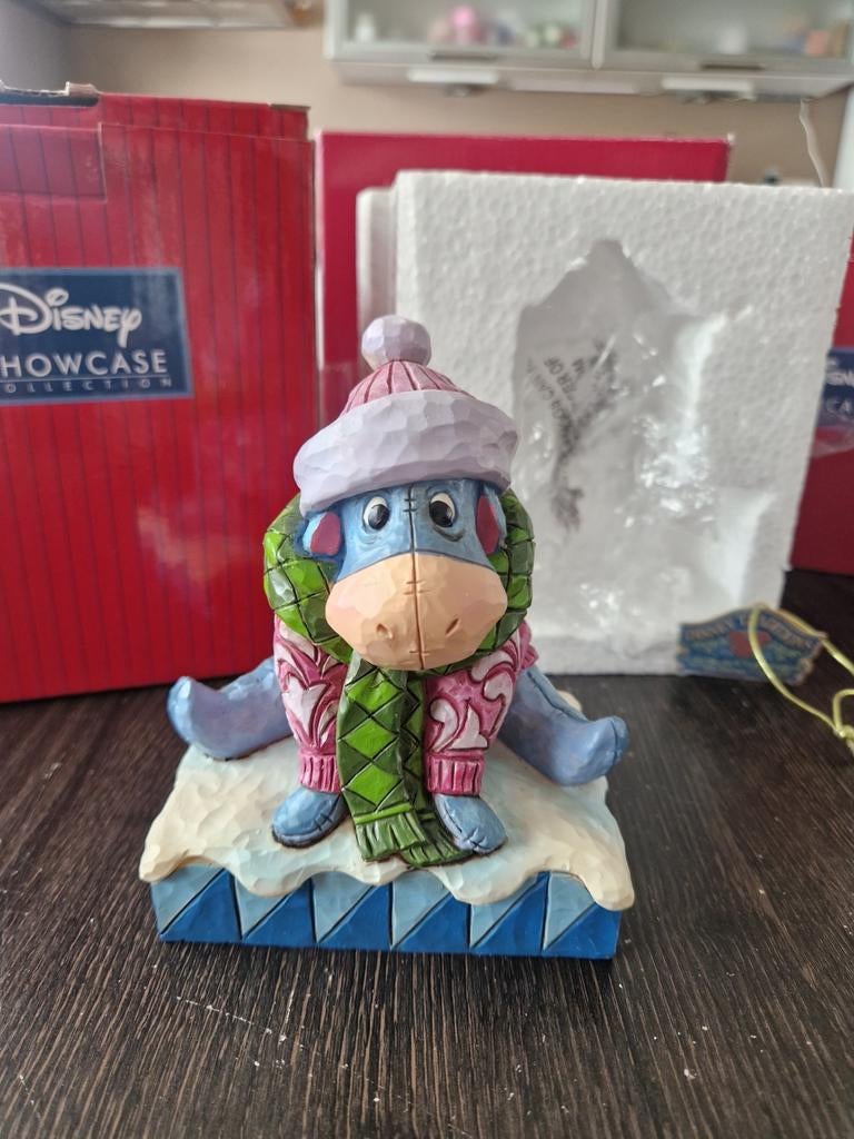 Disney Traditions Eeyore "waiting for spring" - Jim Shore, Verzamelen, Disney, Zo goed als nieuw, Beeldje of Figuurtje, Winnie de Poeh of vrienden