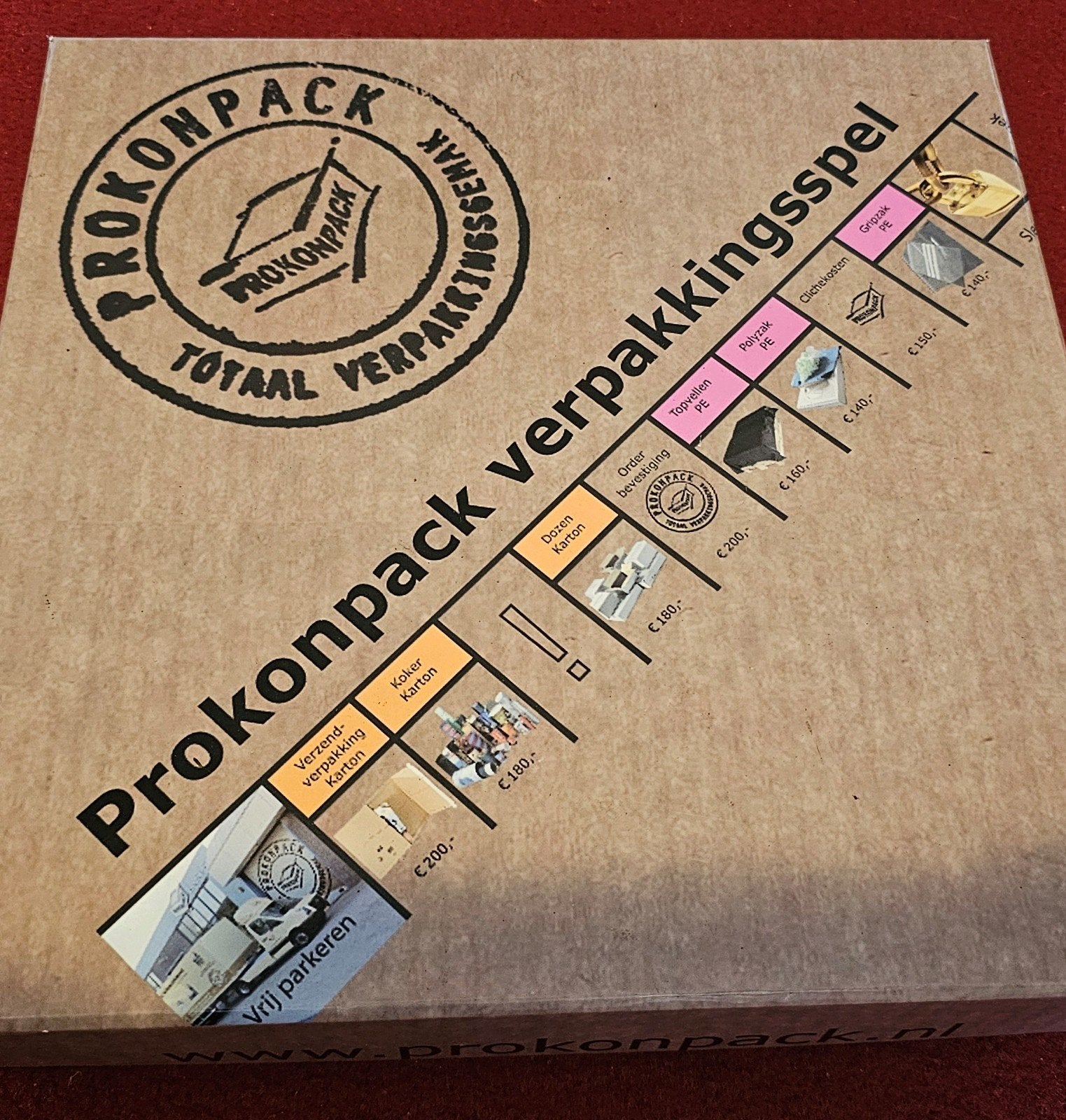 Monopolyspel Prokonpack verpakkingsspel (oud maar als nieuw), Hobby en Vrije tijd, Gezelschapsspellen | Bordspellen, Ophalen of Verzenden