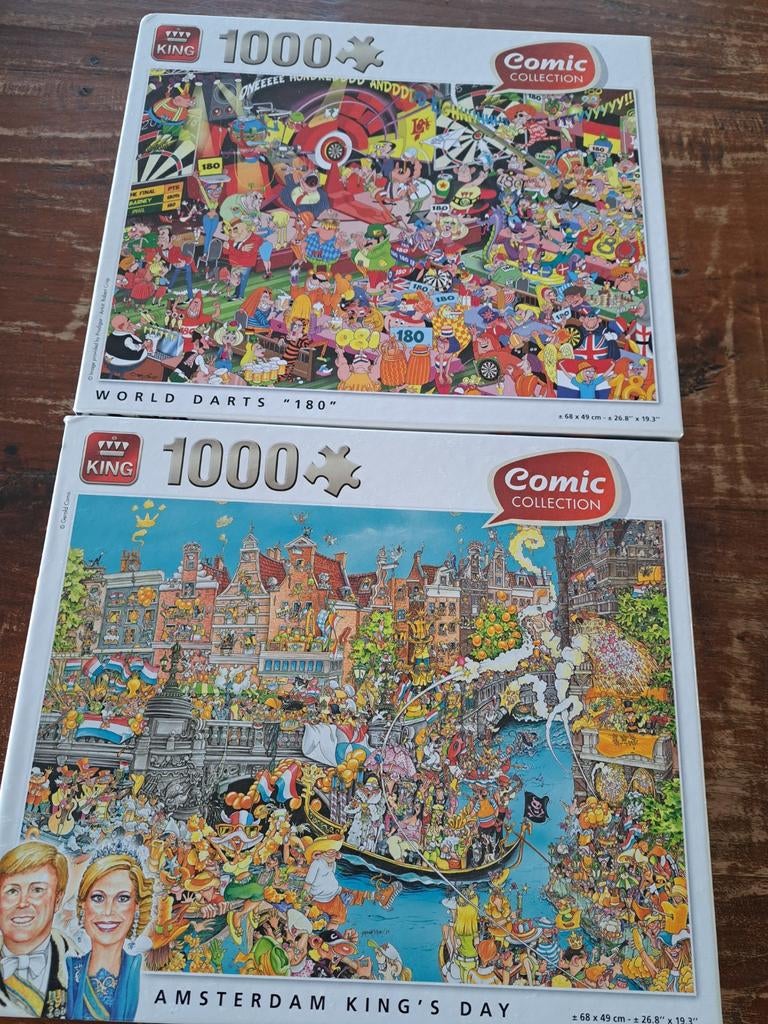 Puzzels King, 7.50 p stuks, 2 voor 10.00, Hobby en Vrije tijd, Denksport en Puzzels, Ophalen, 500 t/m 1500 stukjes