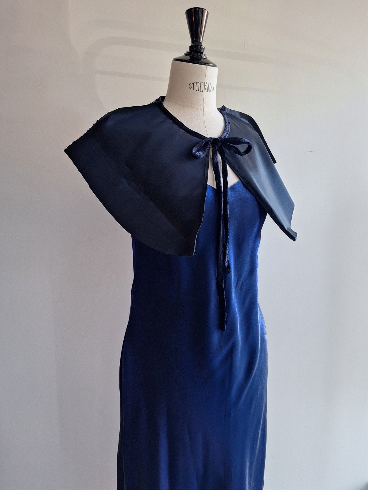cape + jurk set midnight blue medium NotThatSexy unicorn, Maat 38/40 (M), Galajurk, Blauw, Nieuw