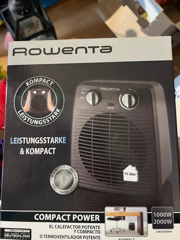Rowenta Compact Power Kachelventilator 2000W, Ophalen