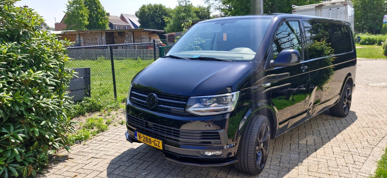 Volkswagen Transporter 2.0 TDI 150KW 2017, Auto's, Automaat, Achterwielaandrijving, Zwart, Bedrijf