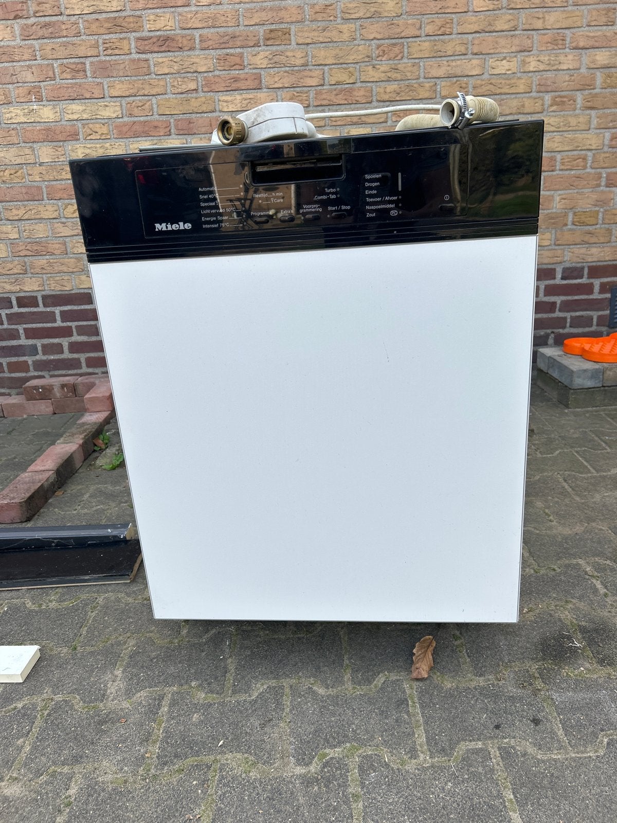 Miele vaatwasser - Inbouw - Wit, Ophalen, Gebruikt, 60 cm of meer, Eco programma