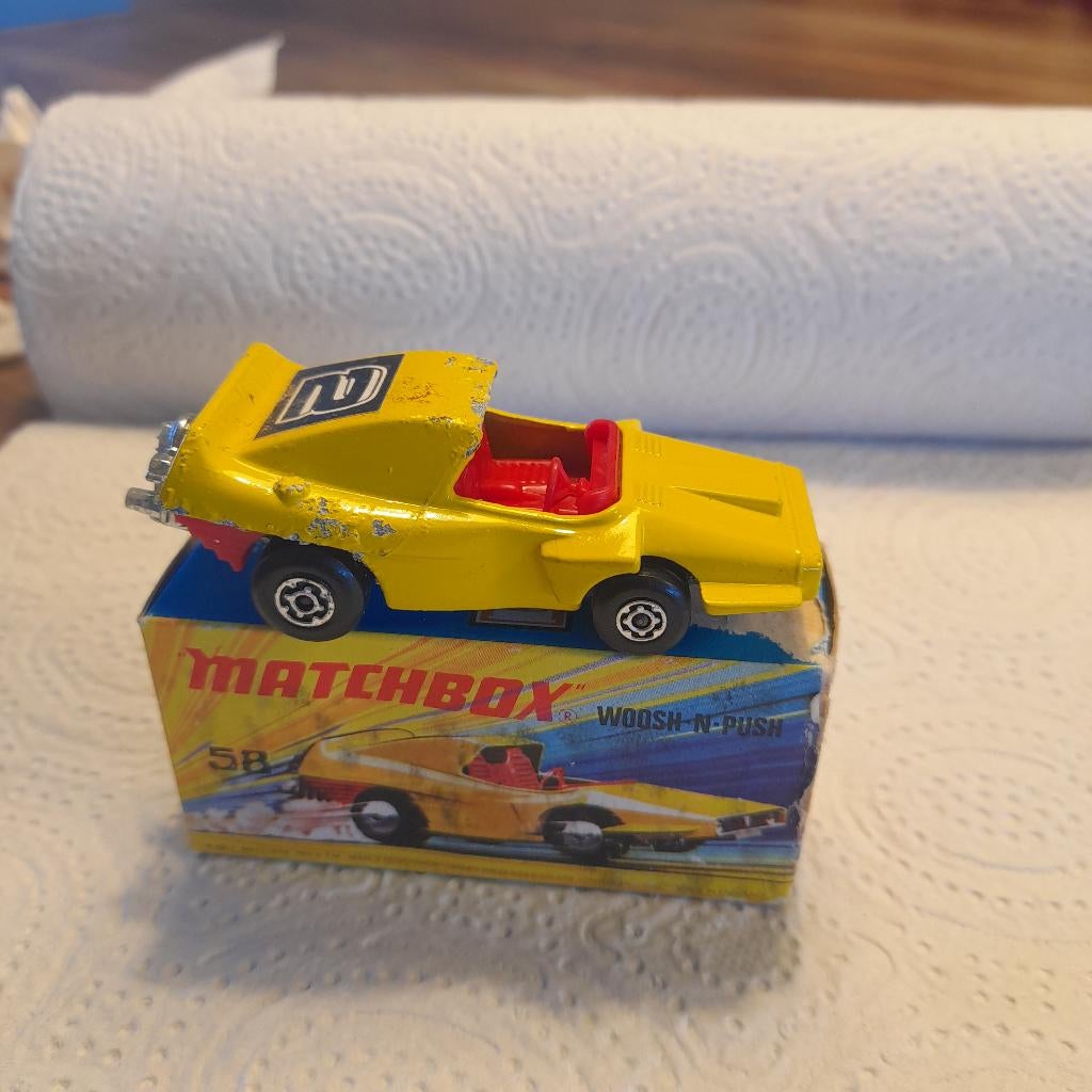 Matchbox Lesney Woosh-n-Push  Waterschade, Ophalen of Verzenden, Nieuw, Auto