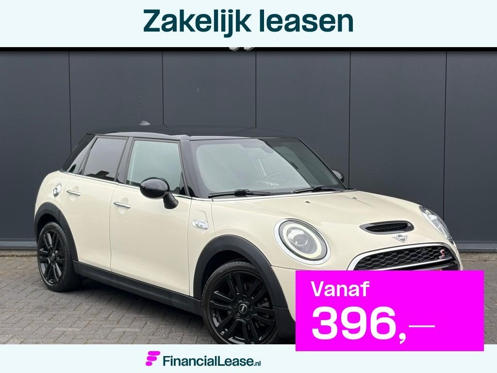 MINI Cooper S 2.0 192pk 5-Drs Automaat LED Navi Carplay JCW-, 1998 cc, Gebruikt, Wit, Bedrijf