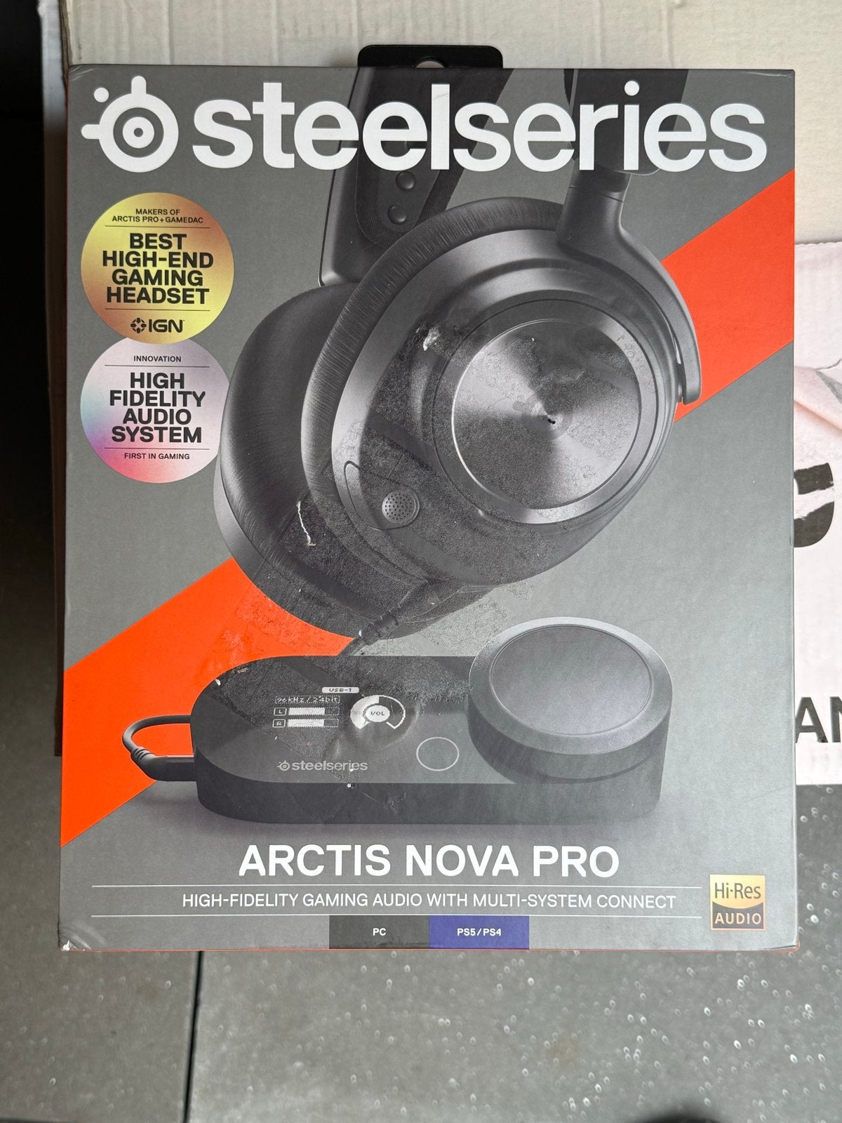 Steelseries Arctis Nova Pro - Gebruikt, Gebruikt, Mute-functie, Ophalen of Verzenden, Over-ear