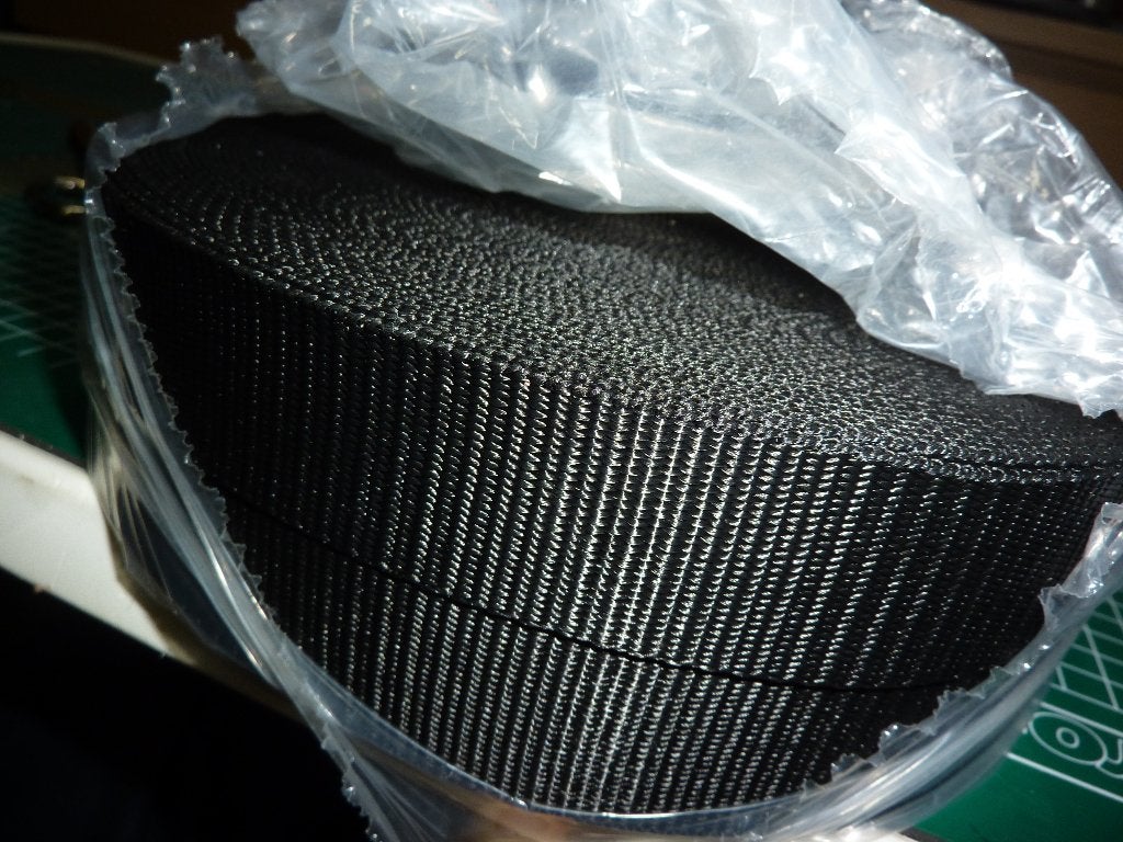 Strapryte 25 meter parachuteband webbing tassenband, Verzenden, Nieuw, Lint, Band of Elastiek