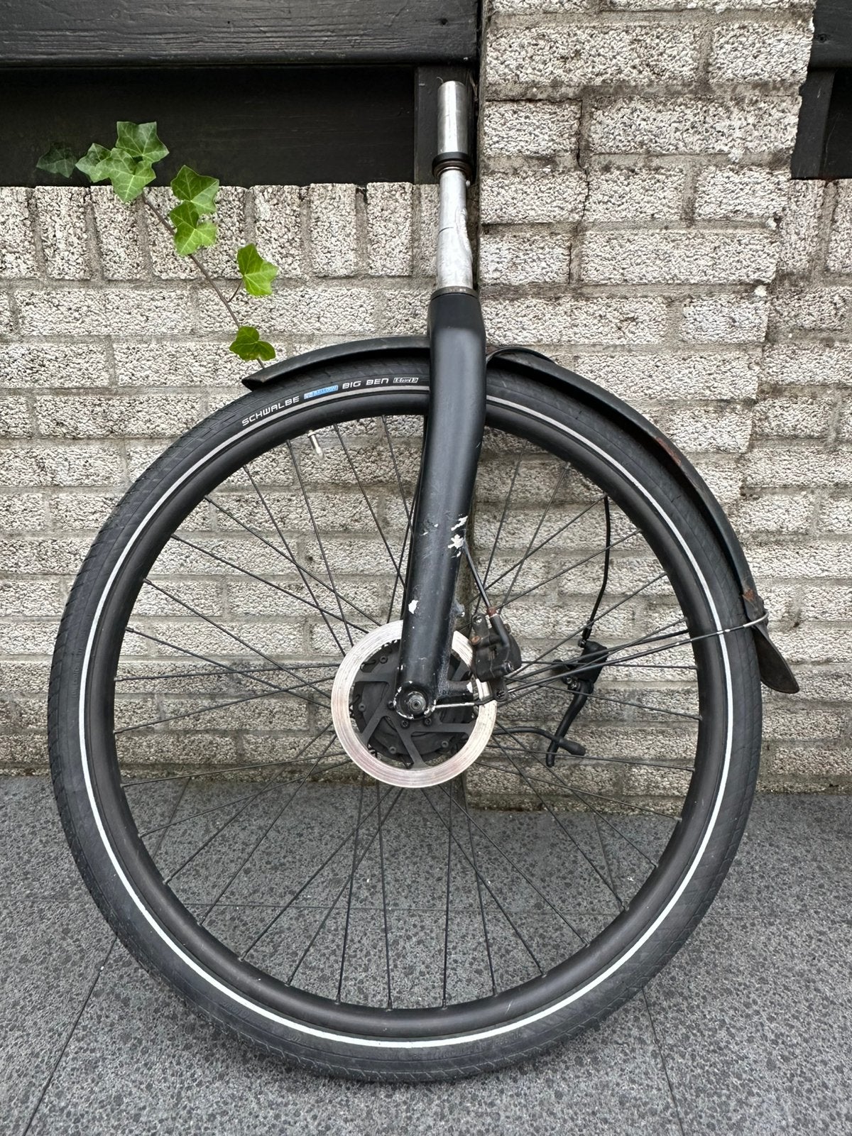 Voorwiel/voorvork Vanmoof S3, Fietsen en Brommers, Ophalen, Zo goed als nieuw, Schijfrem