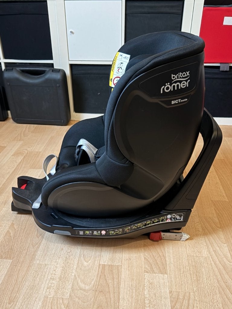 Britax Römer DUALFIX M i-SIZE Autostoel + Extra Zomerhoes, Romer, Gebruikt, 0 t/m 18 kg, Verstelbare rugleuning