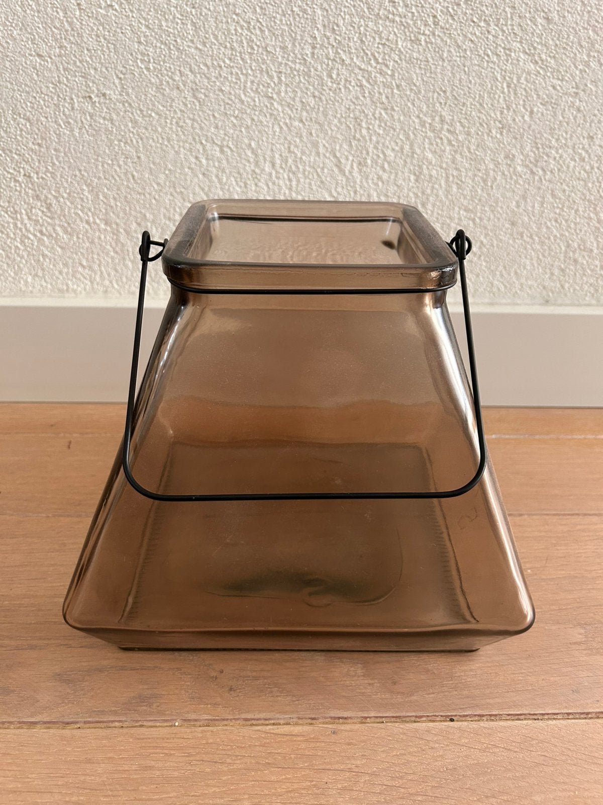 Sfeervol glazen windlicht, Ophalen, Nieuw, Glas