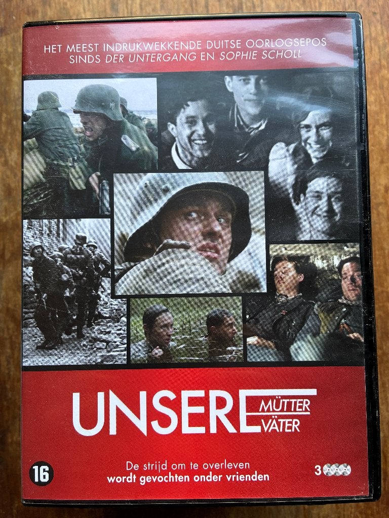 Unsere Mütter, Unsere Väter, 3 DVD box (oorlog , drama), Nederlands, Drama, Duits, Ophalen of Verzenden