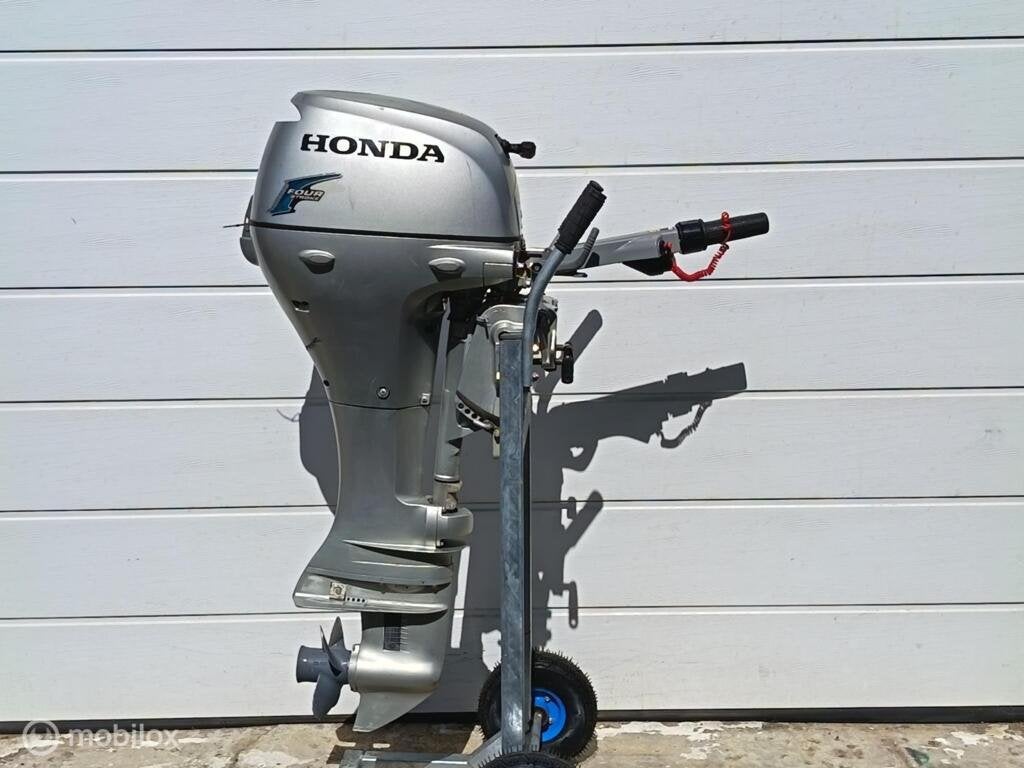 Honda 15 pk 4-takt – 2 cilinder – Elektrische start, Watersport en Boten, Buiten- en Binnenboordmotoren, 10 tot 30 pk, Gebruikt