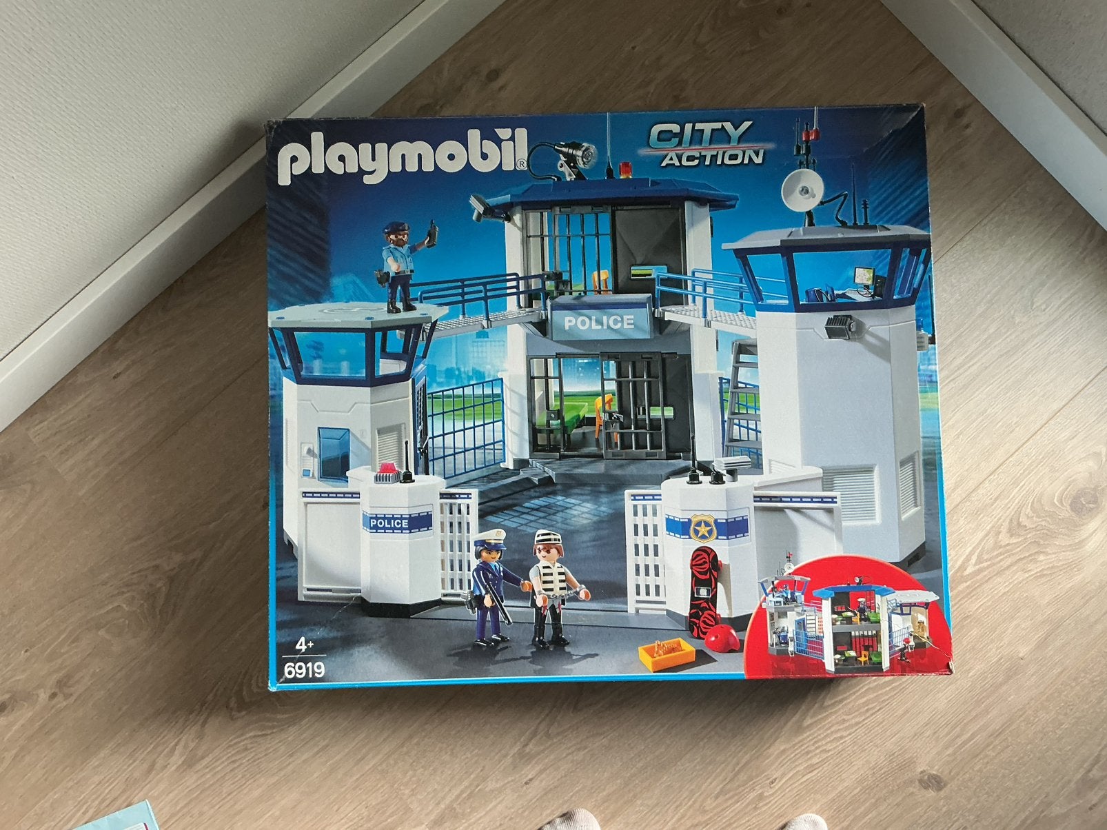 Playmobil politiebureau incl. originele doos en accessoires, Kinderen en Baby's, Speelgoed | Playmobil, Ophalen, Zo goed als nieuw