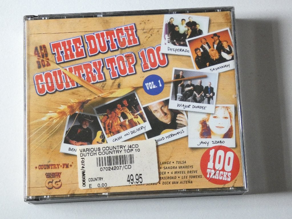 The Dutch Country Top 100 4cd, Verzenden, Gebruikt