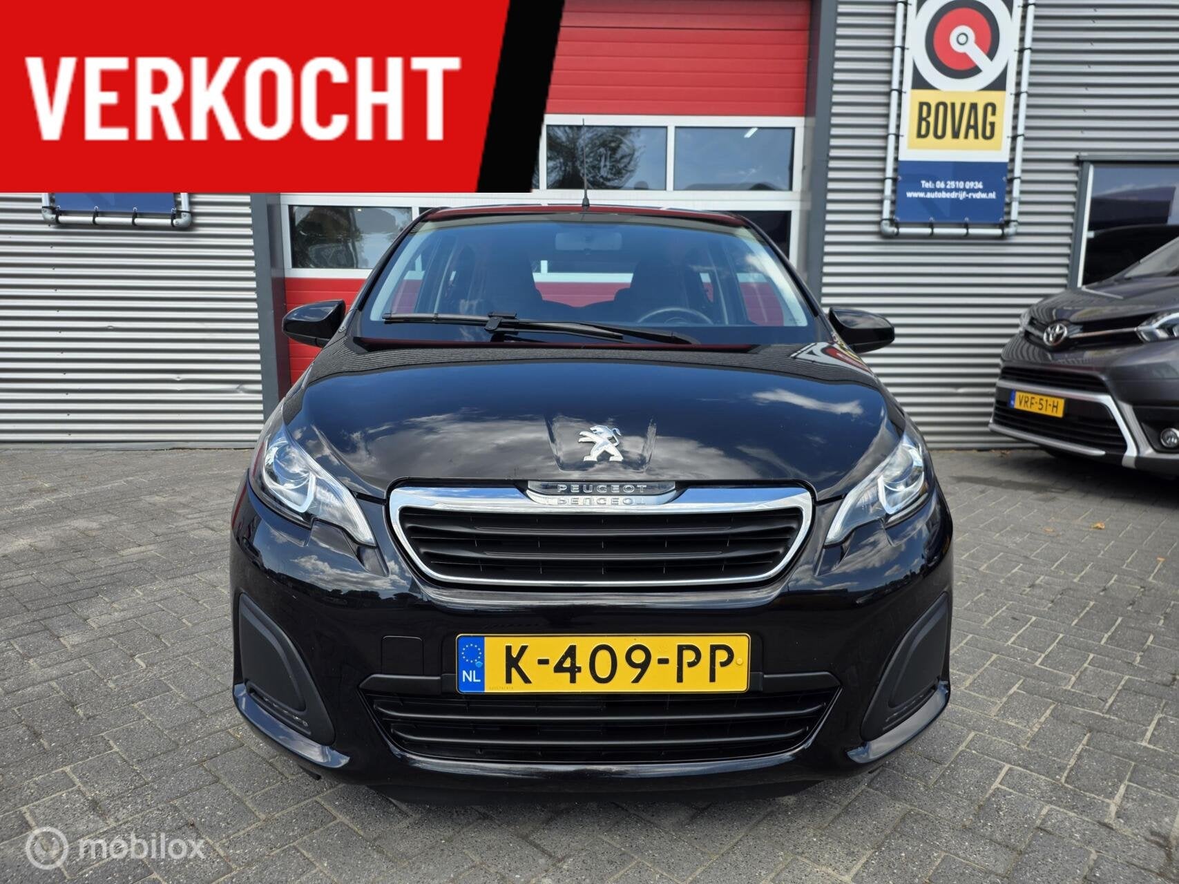 Peugeot 108 1.0 e-VTi Active✅ 2021 ✅KM 70750 ✅ SCHERPE, Auto's, Voorwielaandrijving, Euro 6, 4 stoelen, Zwart