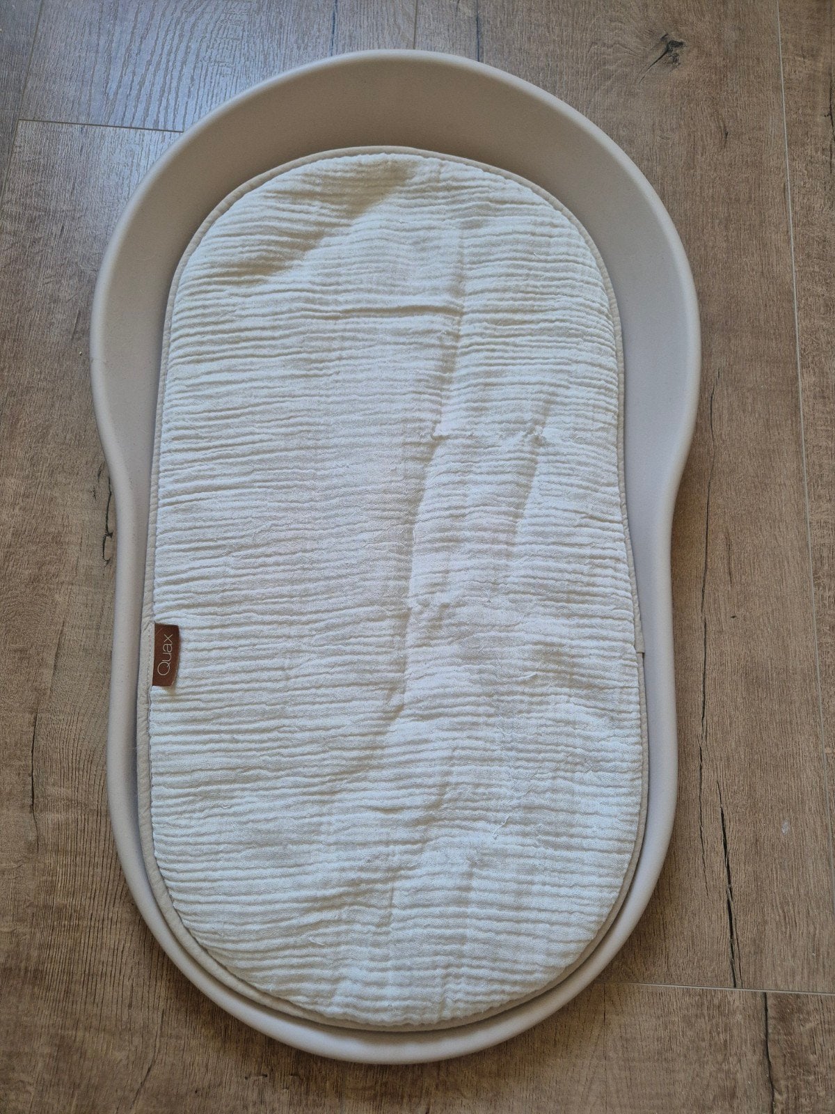 Quax Waskussen Mamee Clay + Inlegkussen Natural Collection, Ophalen of Verzenden, Zo goed als nieuw, Aankleedkussen, Overige merken