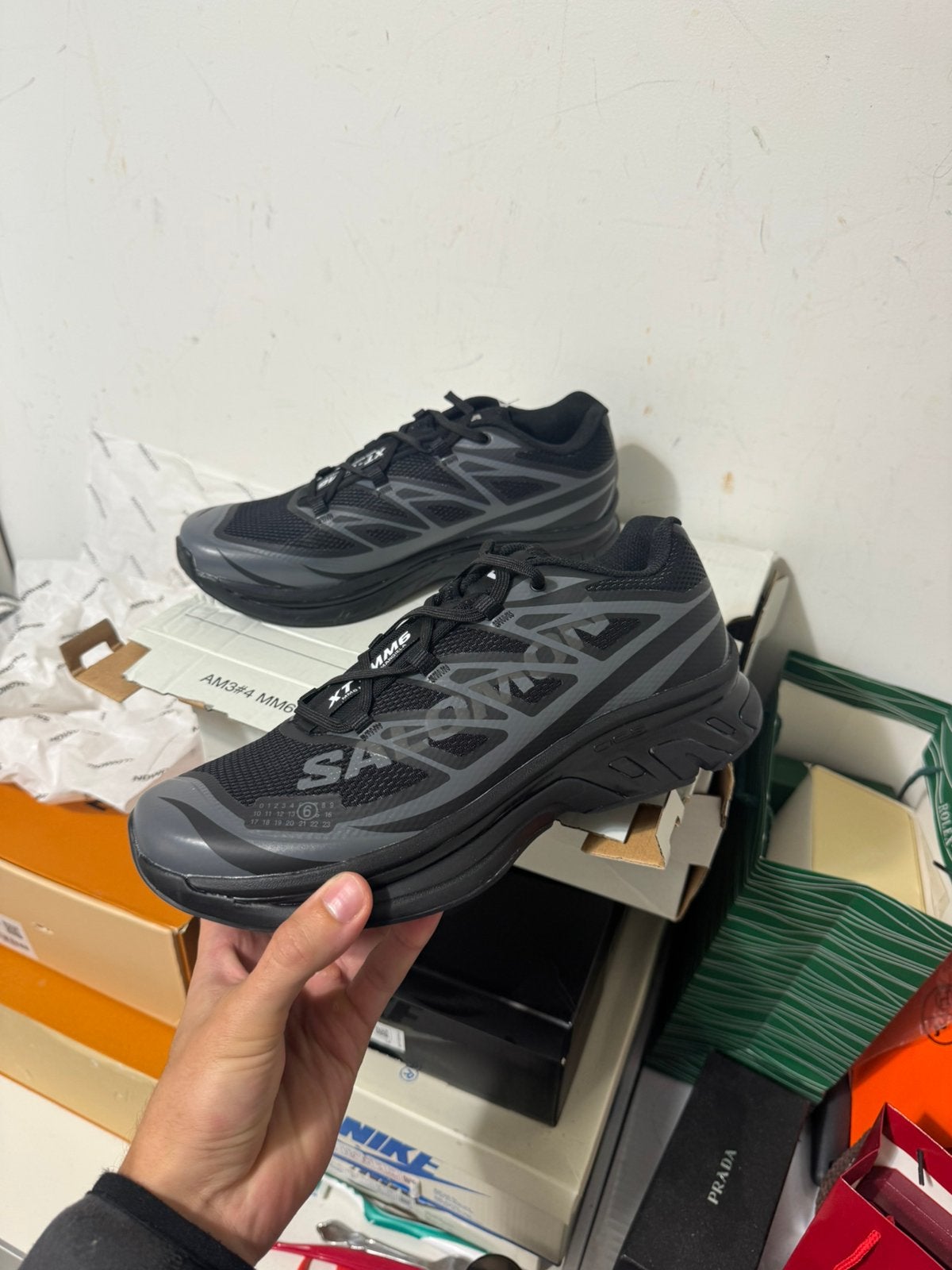 MM6 Maison Margiela x Salomon XT-MM6 sneakers zwart, Ophalen of Verzenden, Nieuw
