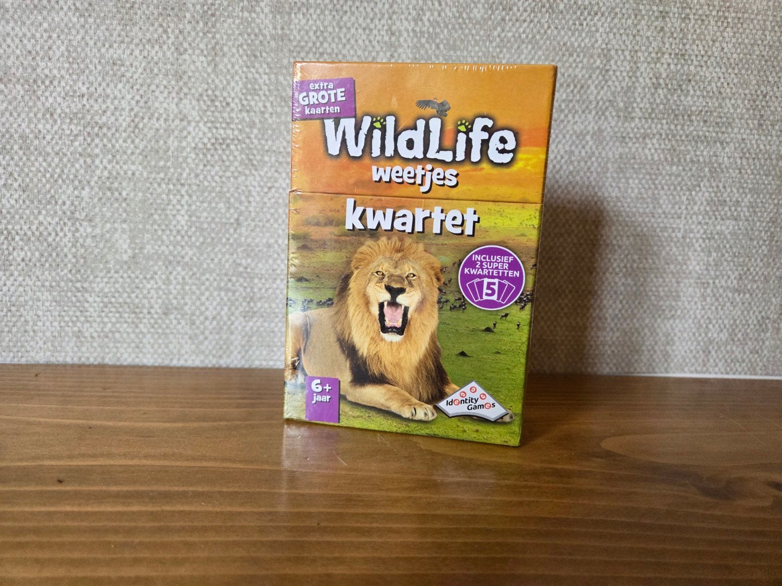 Wildlife Weetjes Kwartet - Nieuw in verpakking, Vijf spelers of meer, Ophalen, Nieuw, Identity Games